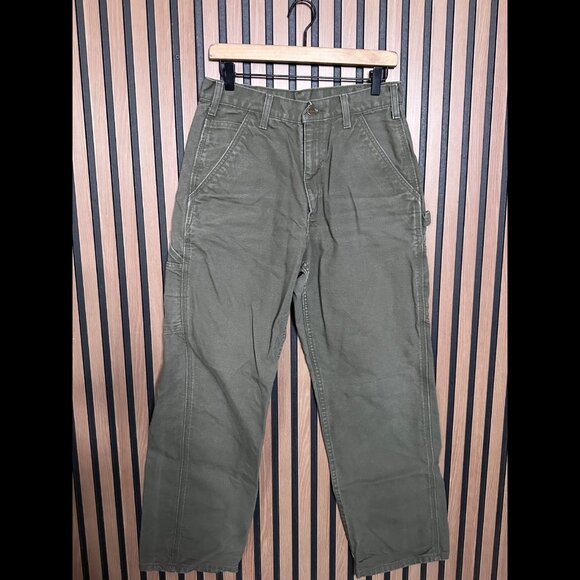 Carhartt Pants 32 x 32 Mens Gray Loose Fit Carpenter Cargo Workwear - Picture 1 of 9